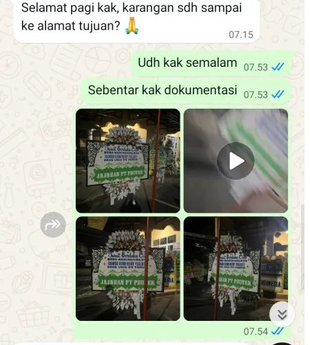 Pengiriman Papan Bunga Selamat Citra Raya