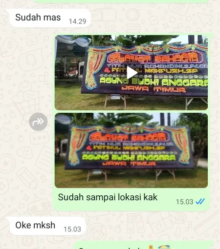 Pengiriman Papan Bunga Citra Raya