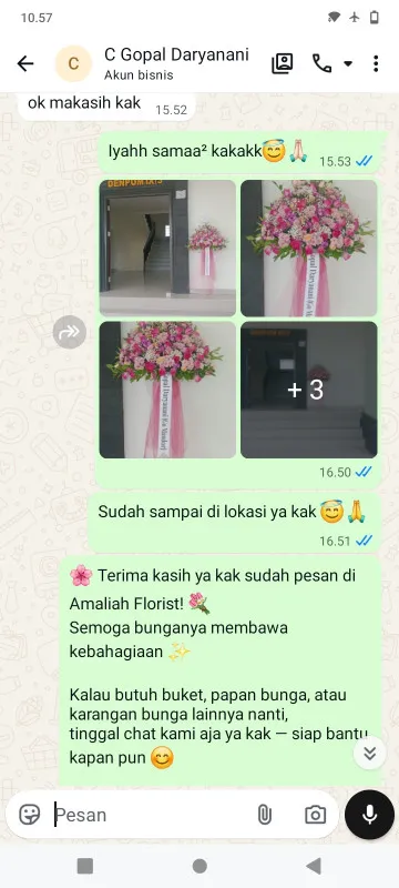 Pengiriman Karangan Bunga Citra Raya